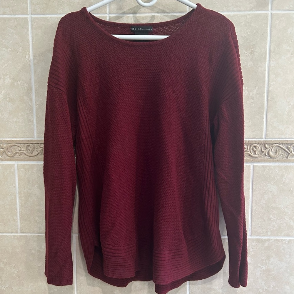 Design History Bourdeaux Colored Sweater